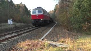 Volles Rohr Ludmillasound 232 658 mit Mischer nach Horka [upl. by Ekenna]