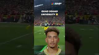 Quad Squad University SNF intro 🦵️😂 [upl. by Sairtemed]