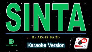 Aegis  Sinta karaoke version [upl. by Dremann352]