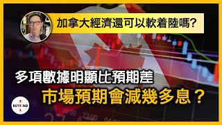 加拿大多項經濟數據明顯比預期差，市場預期會減幾多息？還可以軟着陸嗎？ [upl. by Eibrad]