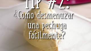 ¿Cómo desmenuzar una pechuga fácilmente Tips de Cocina [upl. by Christianson]