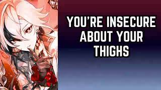 Youre insecure about your thighs  Arlecchino x Listener Genshin [upl. by Early465]