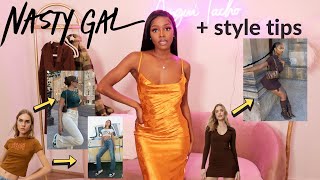 NASTY GAL TRY ON HAUL  Styling Tips  First Impressions [upl. by Theresa]