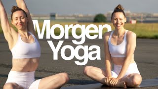 5 Minuten Morgen Yoga Routine für Anfänger  Yoga zum Aufwachen und Dehnen [upl. by Ruberta813]