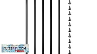 VEVOR Deck Balusters 16 Pack Metal Deck Spindles 44quotx05quot Staircase Baluster Review [upl. by Asiulairam]