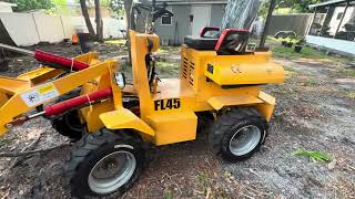 Mini Articulating Wheel Loader The FLAND FL45 Better than the mini skid steer or excavator [upl. by Eninnej664]