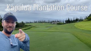 Kapalua Golf Plantation Course  Golf Course Review [upl. by Nauqad329]