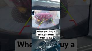 POV You bought a backup camera from Temu [upl. by Enelym286]