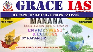 Environment and Ecology Classes  Part 1  Nandan  Grace IAS [upl. by Cynde]