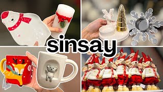 SINSAY✨ Mnóstwo ozdób i dekoracji świąteczny🎄Kubki❗Talerze❗Wianki❗Świeczniki ❗Domki❗ [upl. by Durwin658]