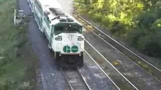 GO Train Honks Horn at Trespassers near Tracks [upl. by Noled360]