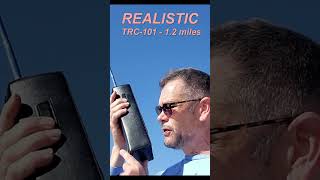 Realistic TRC101 CB walkietalkie range test from 12 miles shorts cbradios walkietalkies [upl. by Anahtor700]