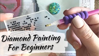 Diamond Painting for Beginners  A Step by Step Tutorial [upl. by Gemma]