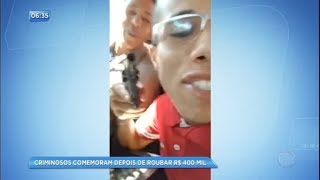 Criminosos gravam vídeo após roubar 400 mil de joalheria do DF [upl. by Elvia]