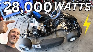 How to build an INSANE electric Go kart [upl. by Eizle179]