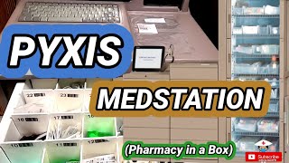 Automated Medication Dispensing Unit  Pyxis MedStation Tutorial  Pharmacy in a Box [upl. by Pickar5]