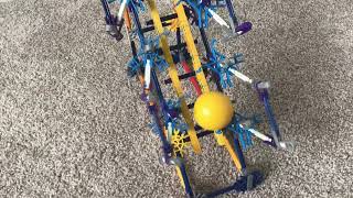 Knex ball machine element double crosstie connected path [upl. by Pengelly849]