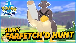 LIVE Shiny FARFETCHD Hunt  Pokemon Sword w Special Guest [upl. by Christen]