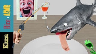 Kluna Tik Incredible Shark Fishing  Kluna Tik Style Dinner 32  ASMR eating sounds no talk [upl. by Anhpad825]