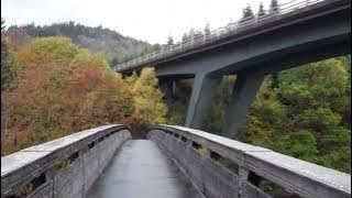 Autumn Clunie Footbridge With Music On History To Loch Faskally Highland Perthshire Scotland [upl. by Gerhan]