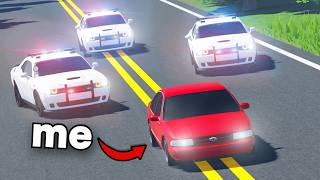 Can You Outrun the Cops in the SLOWEST Car on ROBLOX [upl. by Margalit90]