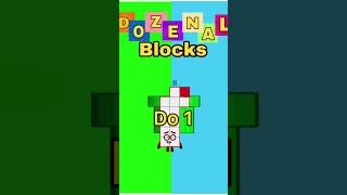 Dozenalblocks intro  duodecimal from 0 to 2 do shorts numberblocks dozenalblocks [upl. by Dorfman]