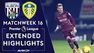 West Brom v Leeds United  PREMIER LEAGUE HIGHLIGHTS  12292020  NBC Sports [upl. by Parcel335]