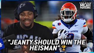 Micah Parsons Talks Ohio StateMichigan Brawl Travis HunterAshton Jeanty Heisman  The Edge S2E15 [upl. by Luby114]