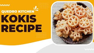 HOW TO MAKE KOKIS  BY QUEDRO KITCHEN [upl. by Dloreg746]