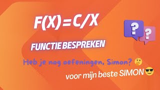 1373 FUNCTIE met VOORSCHRIFT fx  cx voor SIMON 😎 [upl. by Ruon]