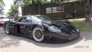 Road Legal Maserati MC12 Corsa LOUD Revs and Driving Scenes [upl. by Yonah]