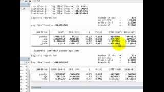 STATA Tutorials Binary Logistic Regression [upl. by Anagrom]