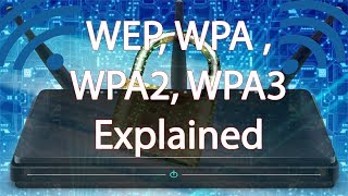 Understanding WEP WPA WPA2 and WPA3 in hindi wifi security protocol [upl. by Enytsuj622]