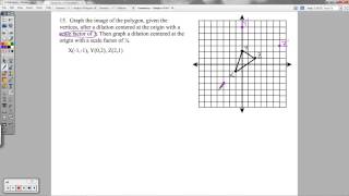 Geometry  Chapter 9 Review Packet Transformations [upl. by Nima]