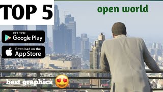 Top 5 openworld games for android like gta 5 🤩 [upl. by Naihr]