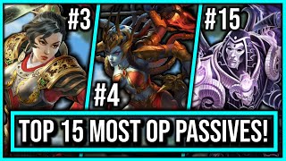 SMITE  Top 15 Most OP Passives [upl. by Frederic]