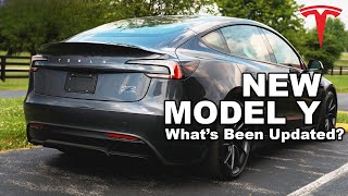 New 2024 Tesla Model Y Review Refresh With Ambient Lightning New Dashboard And More [upl. by Atinar]