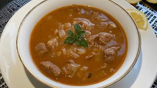 🤩Tasqebap me mish viçiReceta e gjyshes me të cilën jemi rritur të gjithë🥣Eng Sub [upl. by Eanel981]