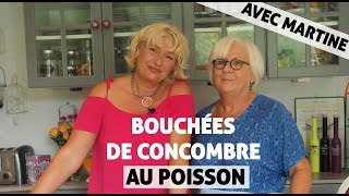 Les bouchées de concombre au poisson  En cuisine avec Sophie [upl. by Elleval]