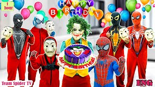 What If Many Spider man in 1 HOUSE KID SPIDER MAN Become BAD GUY amp Surprise Birthday Party MORE [upl. by Ainitsirhc791]