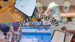 A chill vlog  Studying going out doing work and much more  StudyNest [upl. by Naejarual]