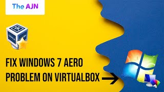 How to fix Windows 7 Aero problem on VirtualBox [upl. by Arhaz475]