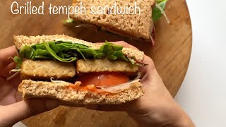 Baked honey mustard and ginger tempeh sandwich [upl. by Sumaes]