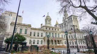 New York City Hall  4K Timelapse [upl. by Ruckman]