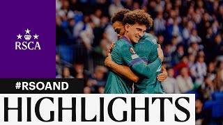 HIGHLIGHTS Real Sociedad  RSC Anderlecht  20242025 [upl. by Eecyac]