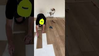 Lvp flooring installation construction remodel diy fyp satisfying work flooring lvp lvt [upl. by Onafets956]