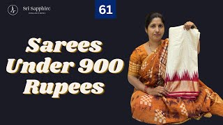 Affordable Elegance Sarees Under 900 Rupees  Sri Sapphire Collections [upl. by Oiluig]