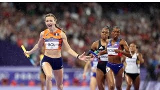 Femke Bol 🇳🇱 anchors the Netherlands to mixed 4x400m gold in 30743 🔥Paris2024Olympics [upl. by Roshan197]