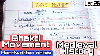 Bhakti Movement  Religious Movements  Lec26  Medieval History  An Aspirant [upl. by Abeu]