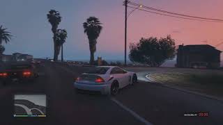 GTA V Driving the benefactor Feltzer Gameplay HD [upl. by Nyledam975]